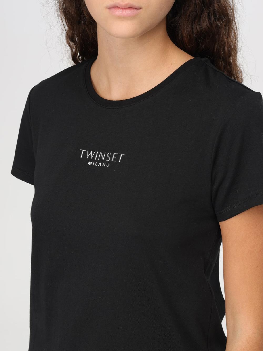Giglio T-shirt Twinset In Cotone Con Logo