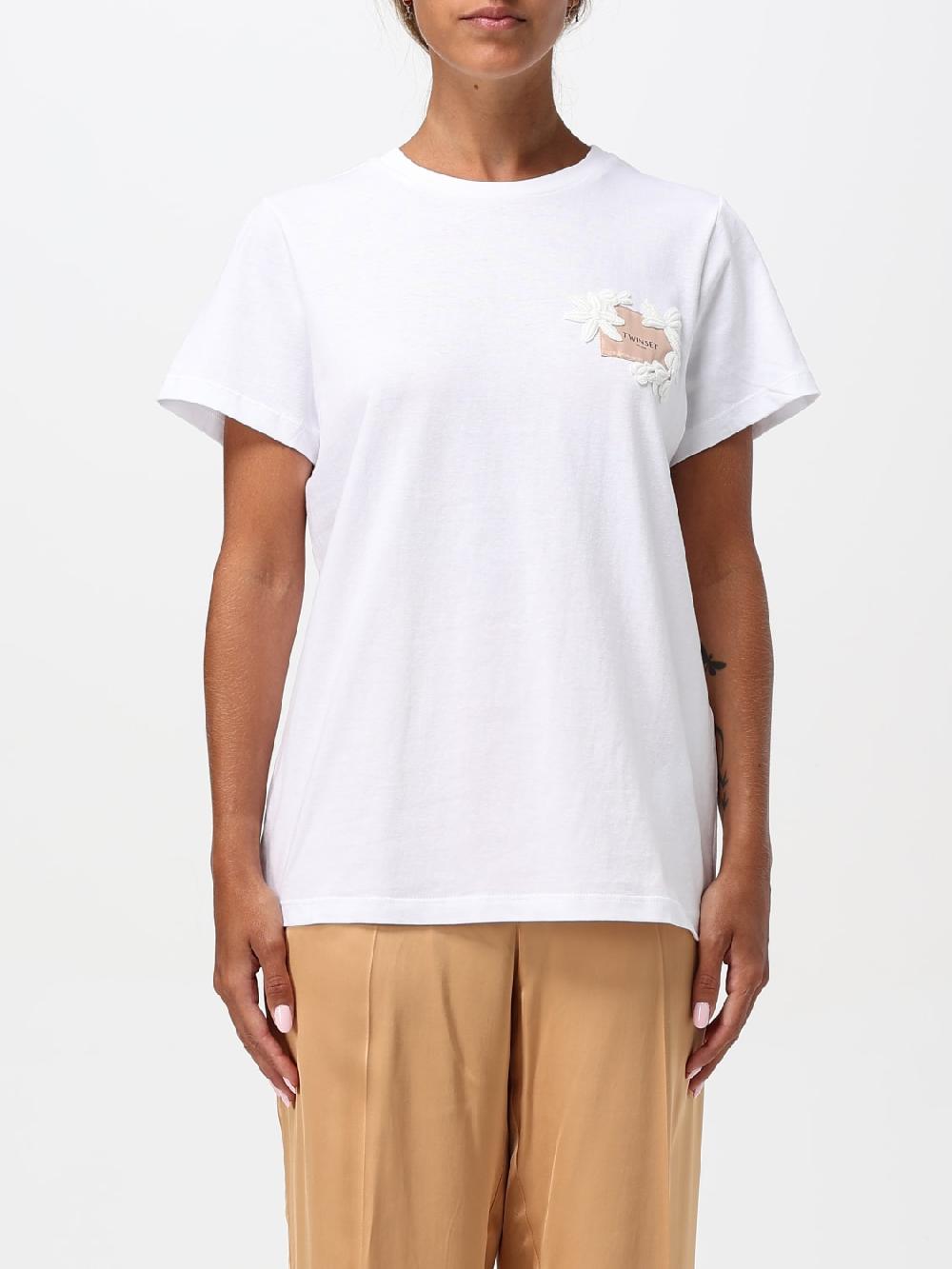 Giglio T-shirt Twinset in cotone