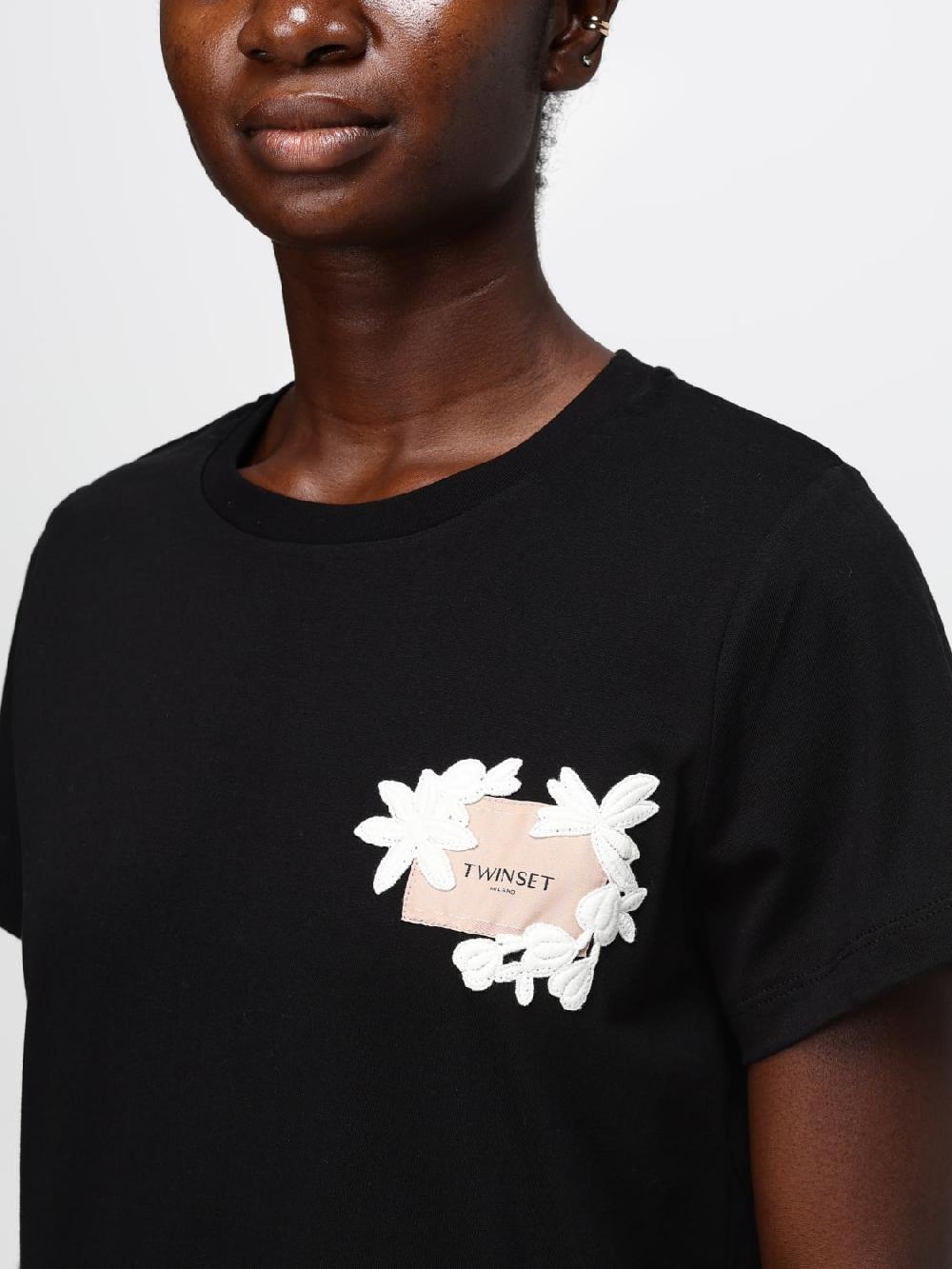 Giglio T-shirt Twinset In Cotone