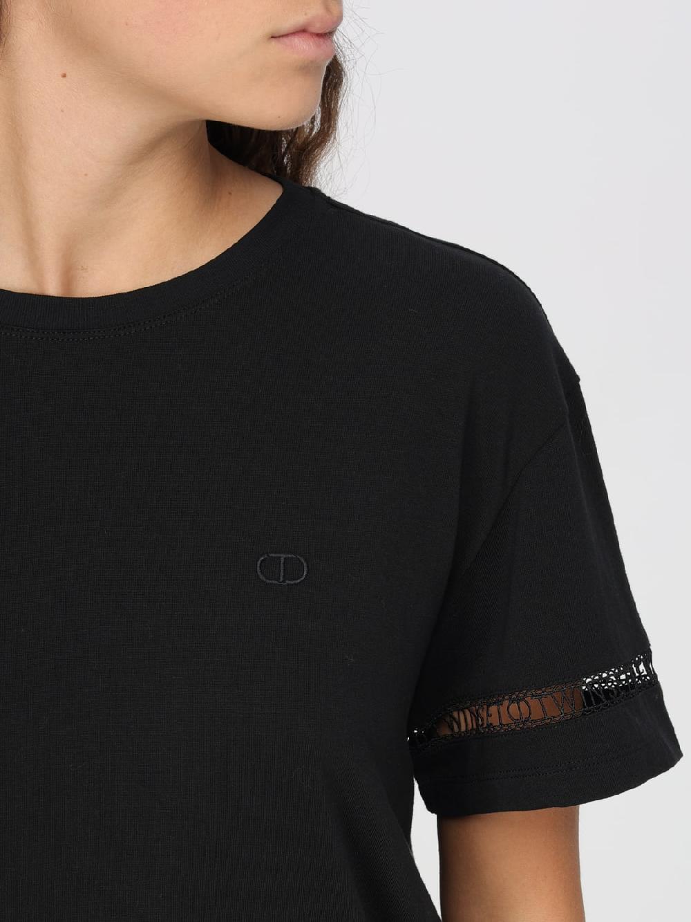 Giglio T-shirt Twinset In Cotone
