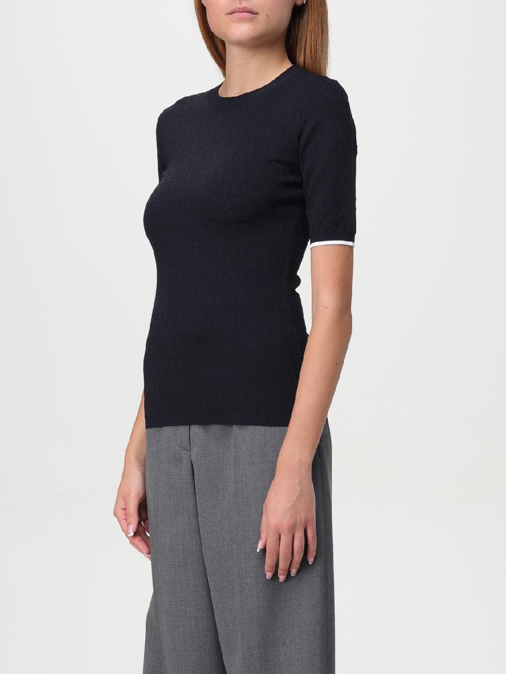 Giglio T-shirt Valentino In Viscosa Stretch