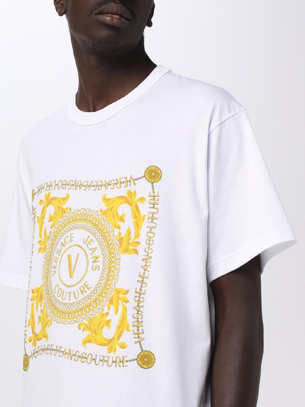 Giglio T-shirt Versace Jeans Couture In Cotone