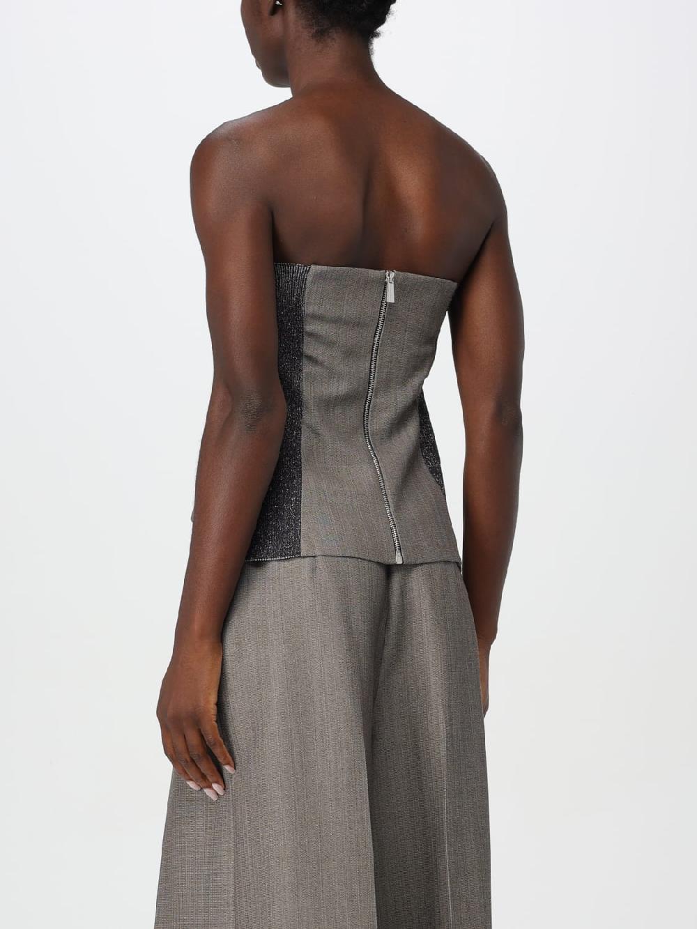 Giglio Top A Corsetto Alberta Ferretti In Lana