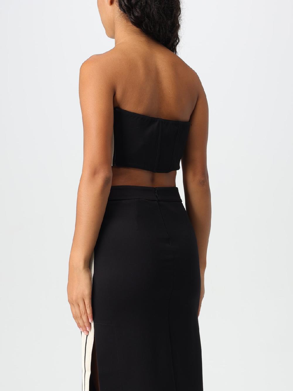Giglio Top A Corsetto Crop Palm Angels