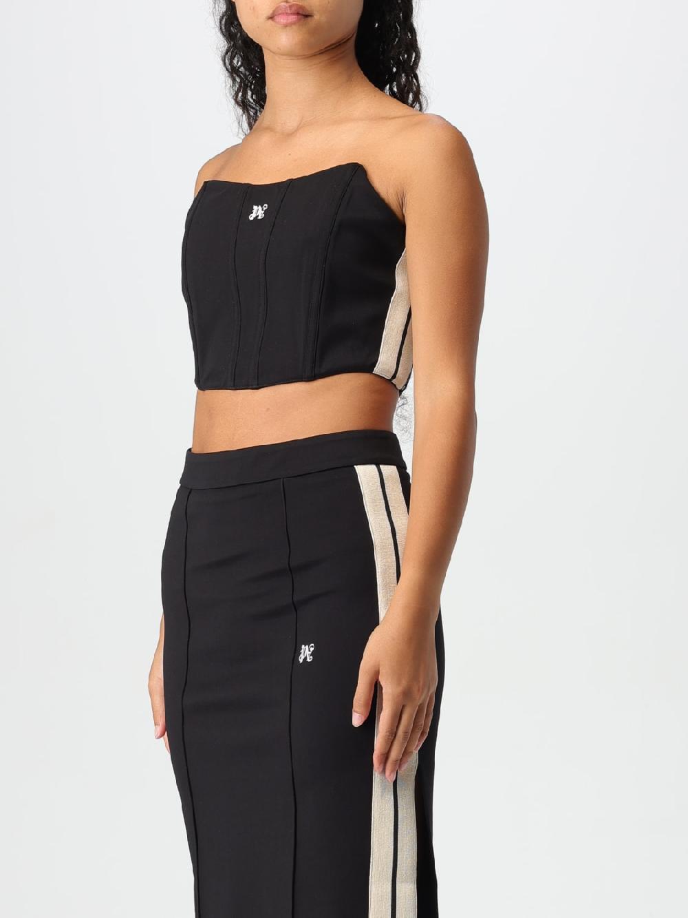 Giglio Top A Corsetto Crop Palm Angels