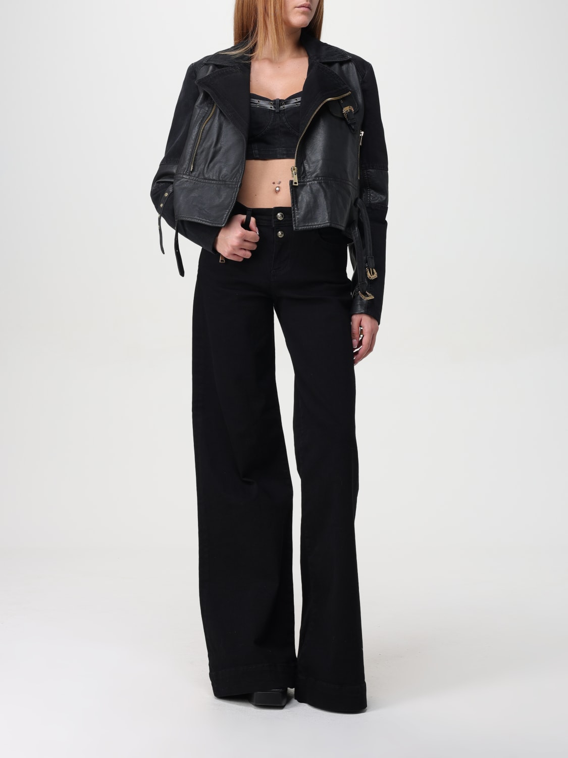 Giglio Top A Corsetto Crop Versace Jeans Couture