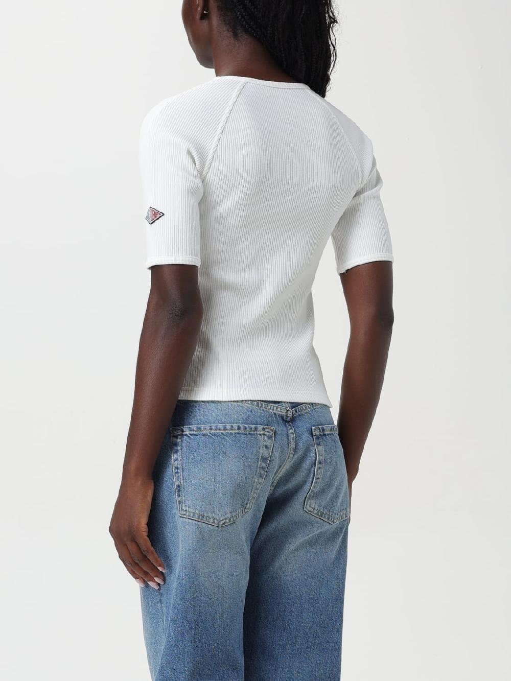 Giglio Top A Costine Con Patch Logo Bottega Veneta