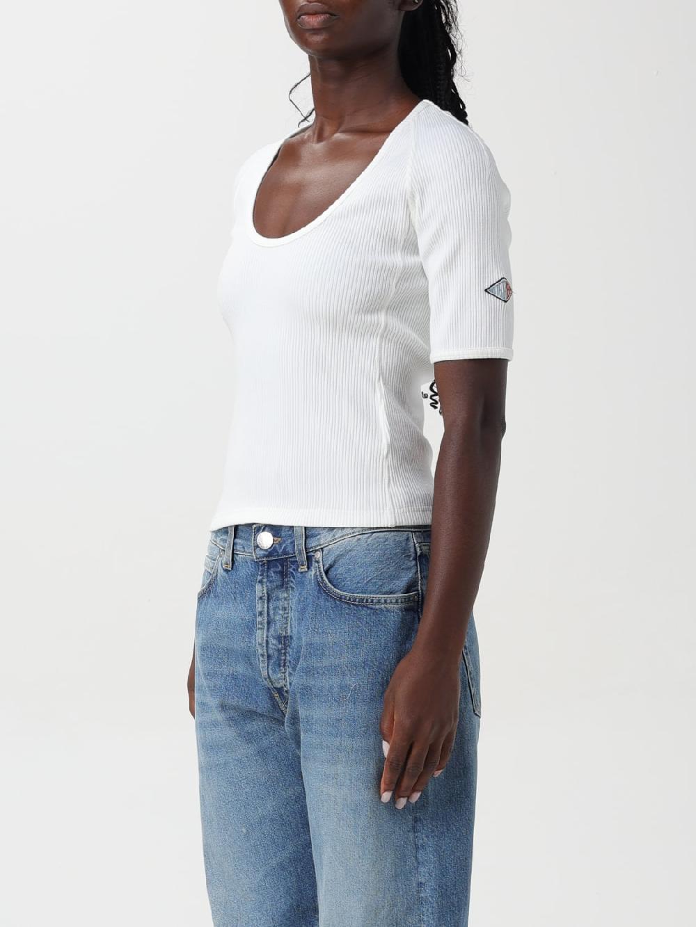 Giglio Top A Costine Con Patch Logo Bottega Veneta