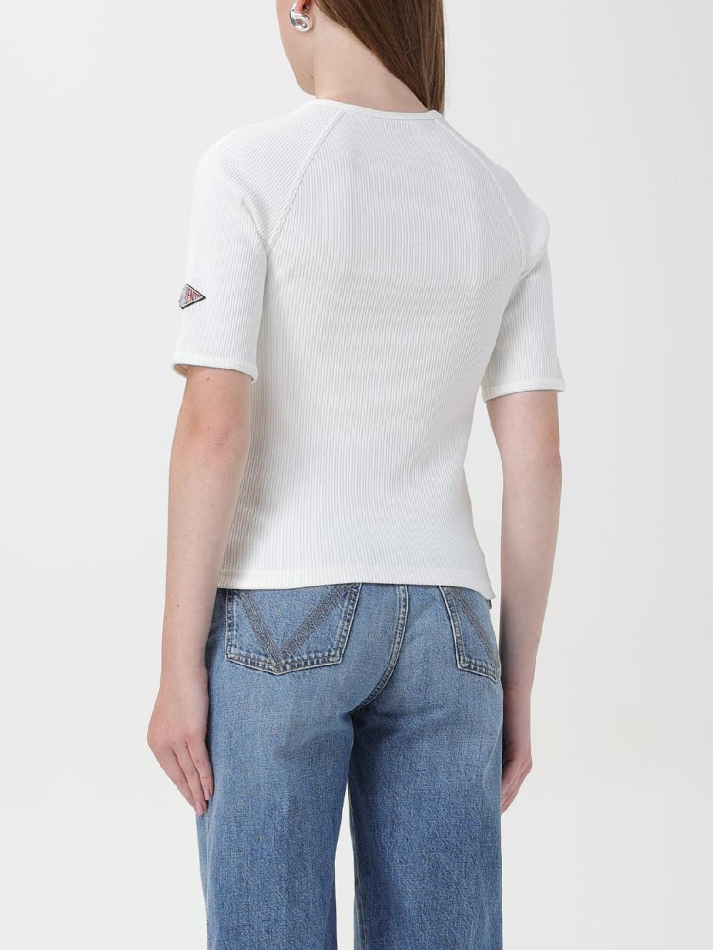 Giglio Top A Costine Con Patch Logo Bottega Veneta