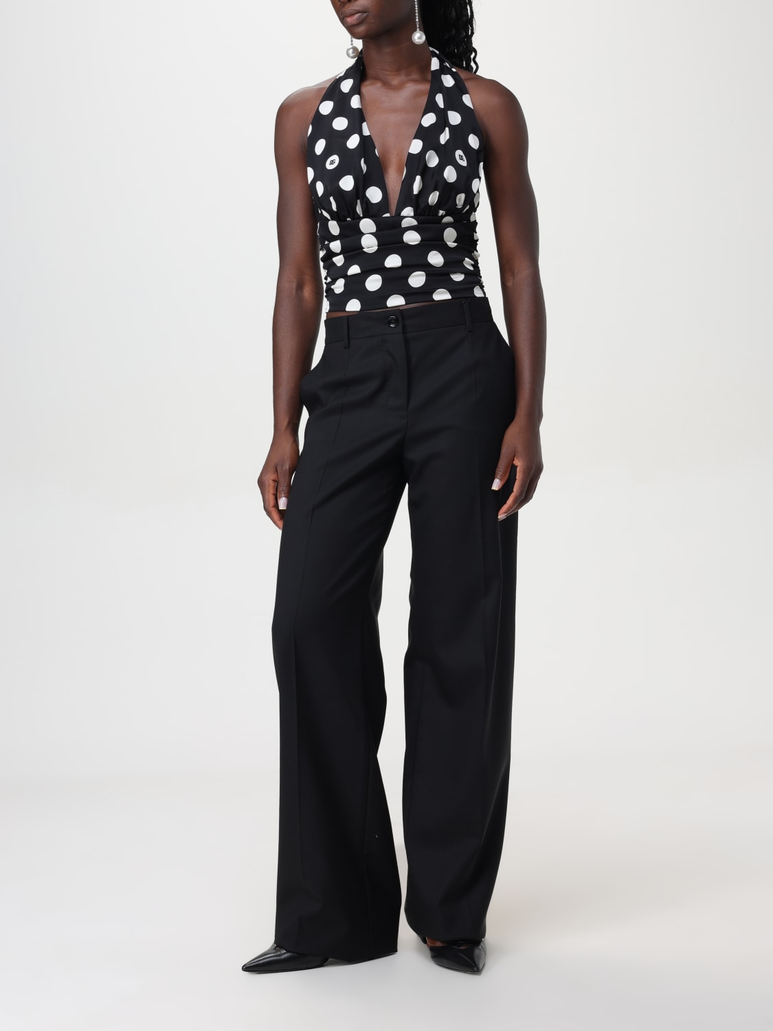 Giglio Top A Pois Dolce & Gabbana