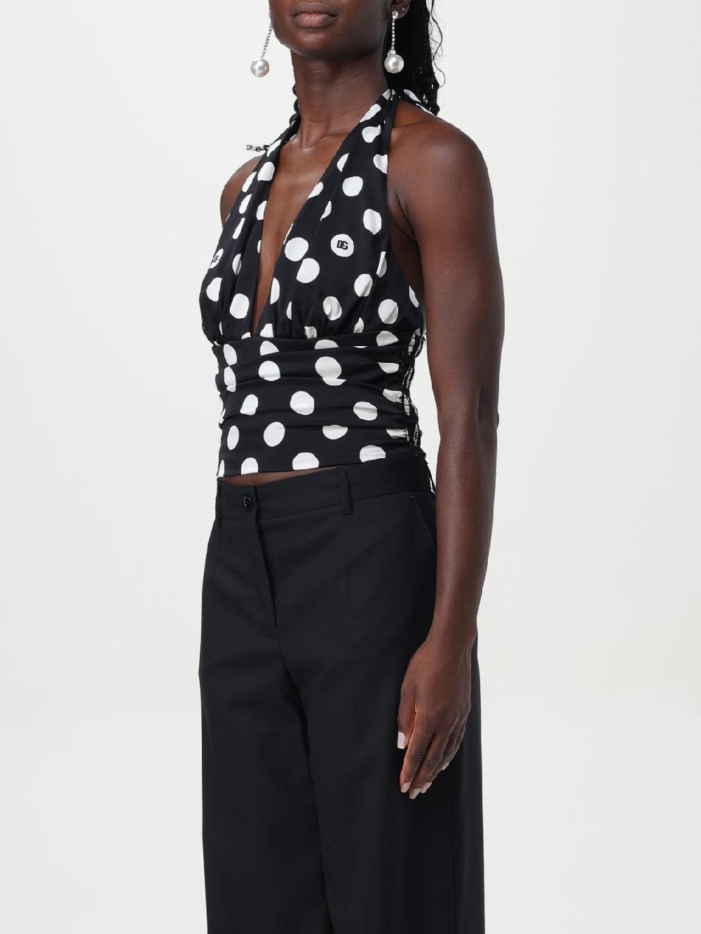 Giglio Top A Pois Dolce & Gabbana