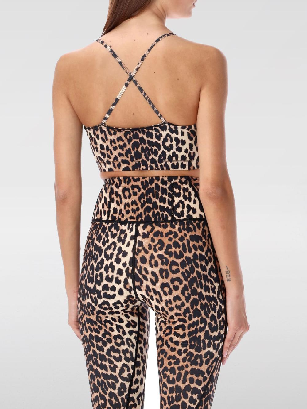 Giglio Top ACTIVE Ganni Animalier