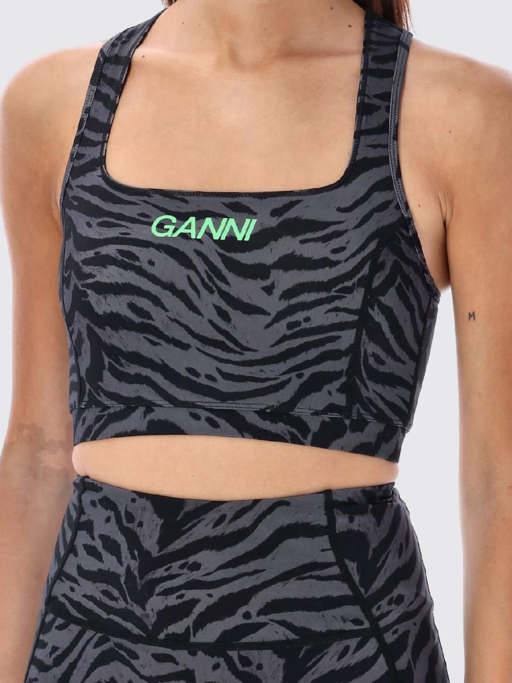 Giglio Top ACTIVE Ganni Animalier