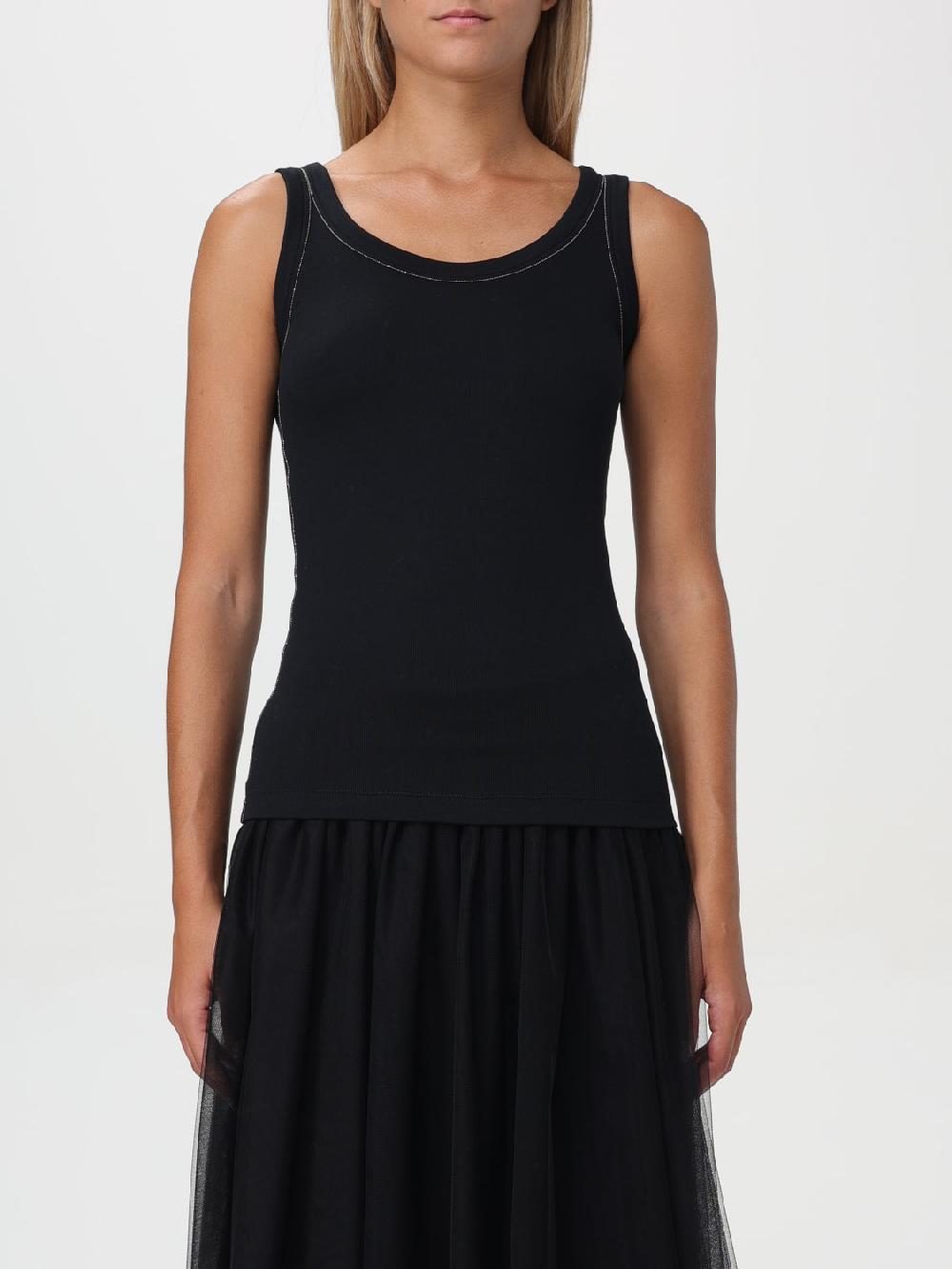 Giglio Top basic Fabiana Filippi in cotone stretch