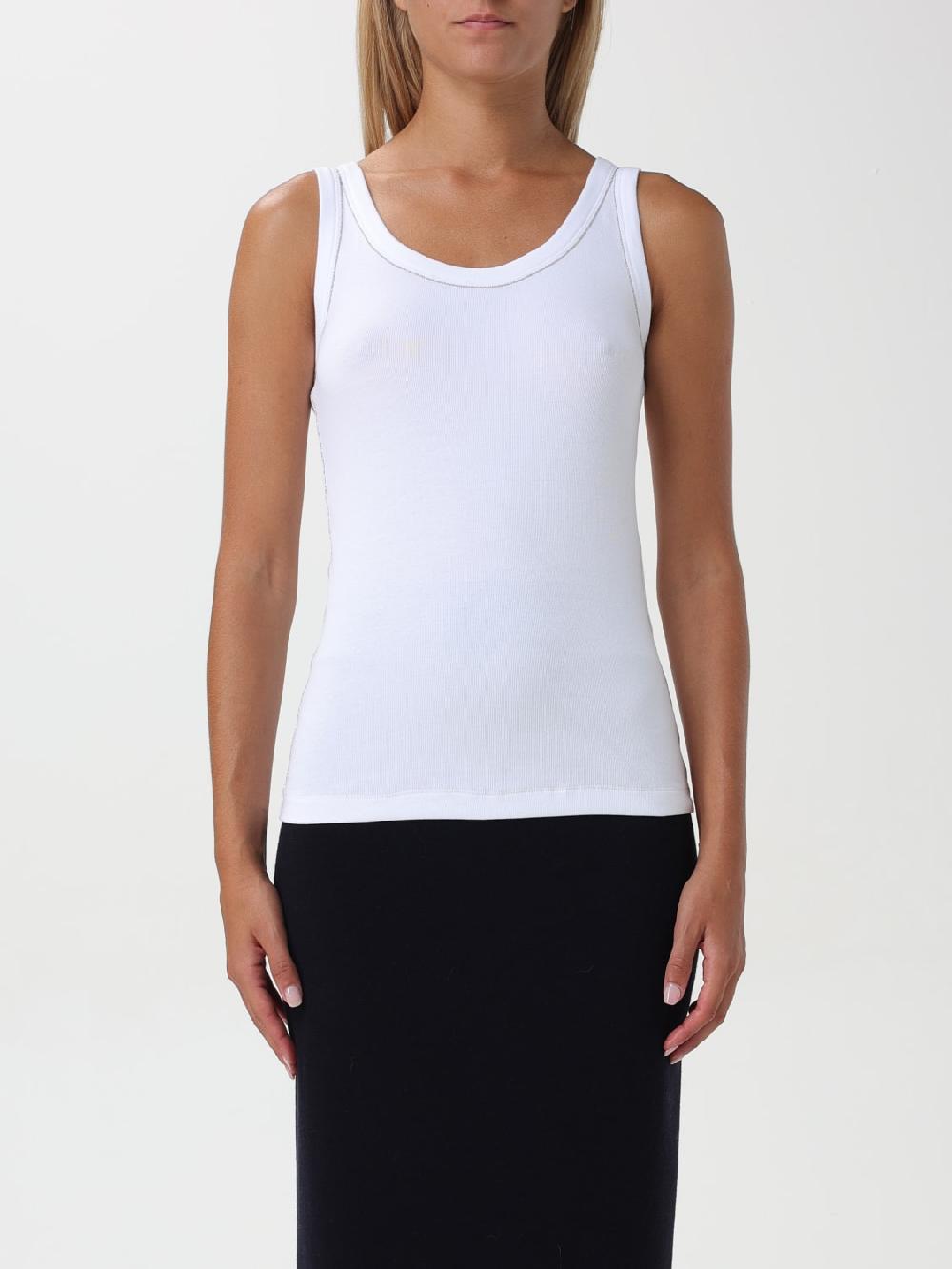Giglio Top basic Fabiana Filippi in cotone stretch