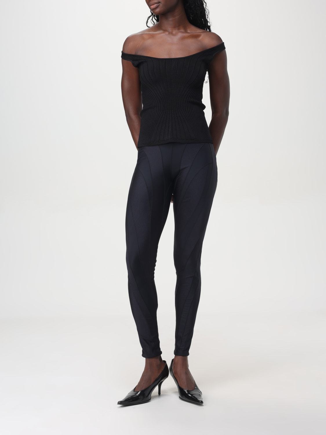 Giglio Top Basic In Cotone Mugler