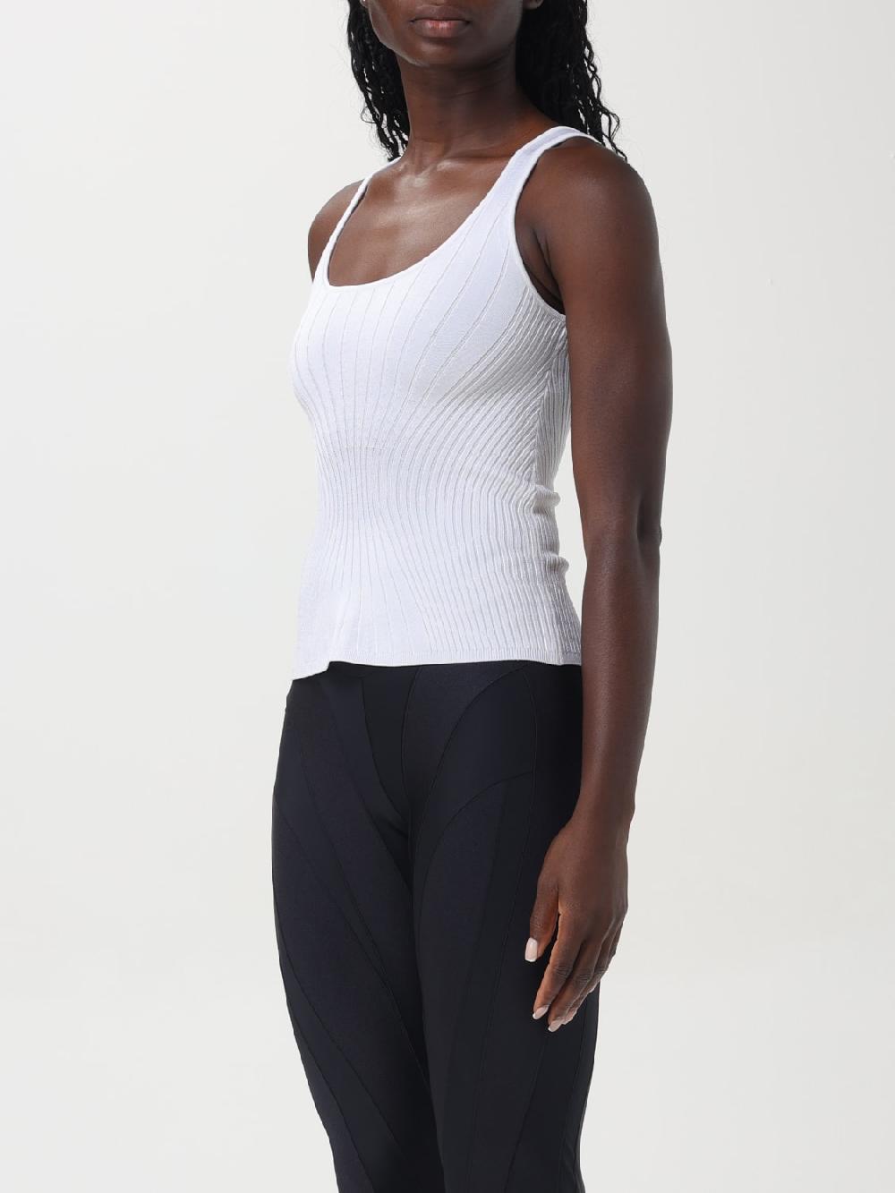 Giglio Top Basic In Cotone Mugler