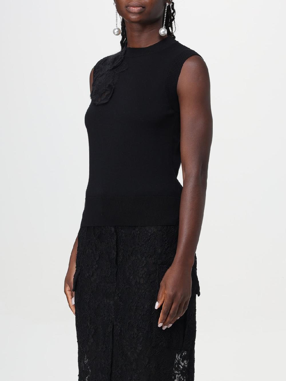 Giglio Top Con Inserto In Macramé Ermanno Scervino