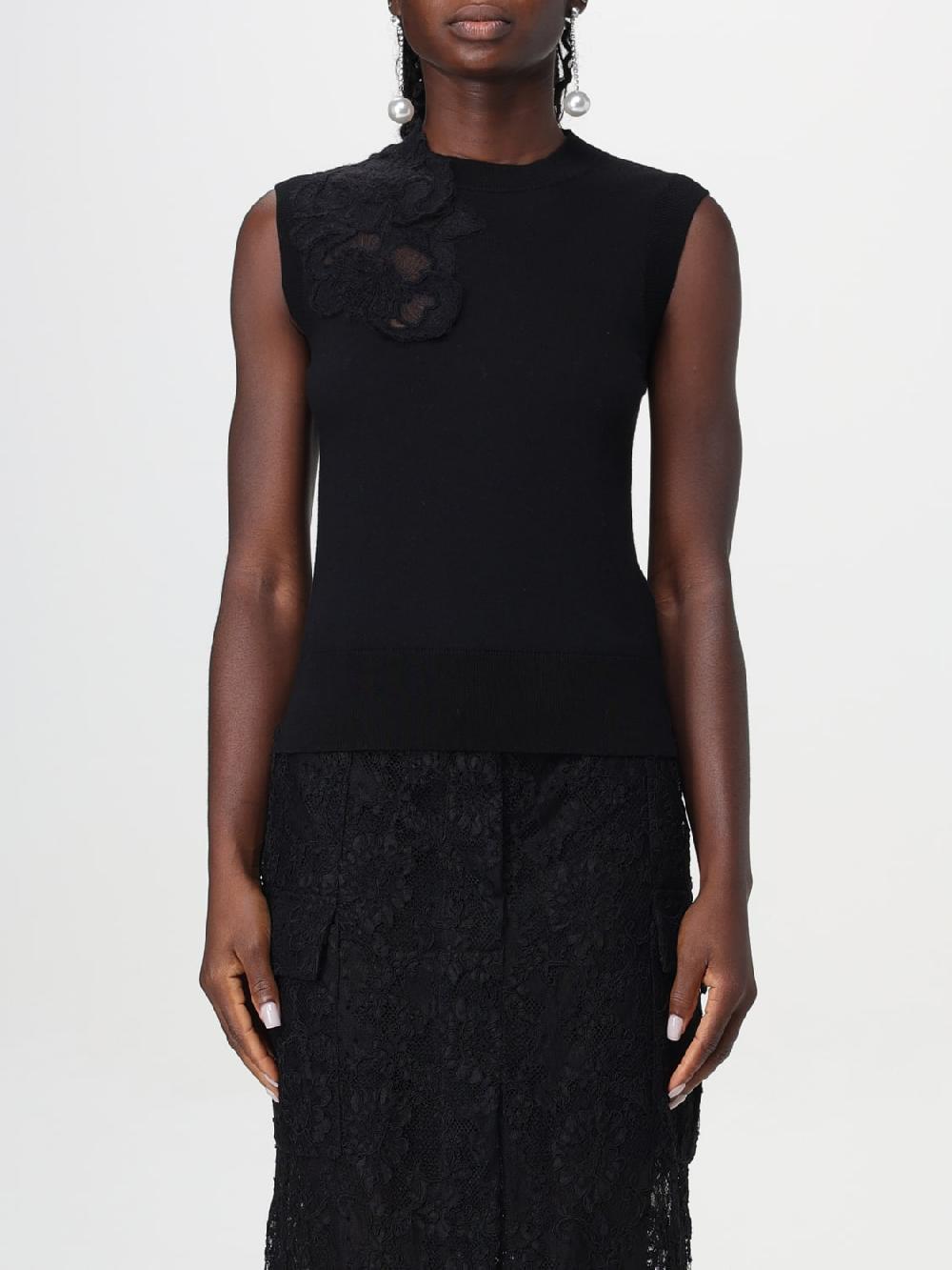 Giglio Top con inserto in macramé Ermanno Scervino