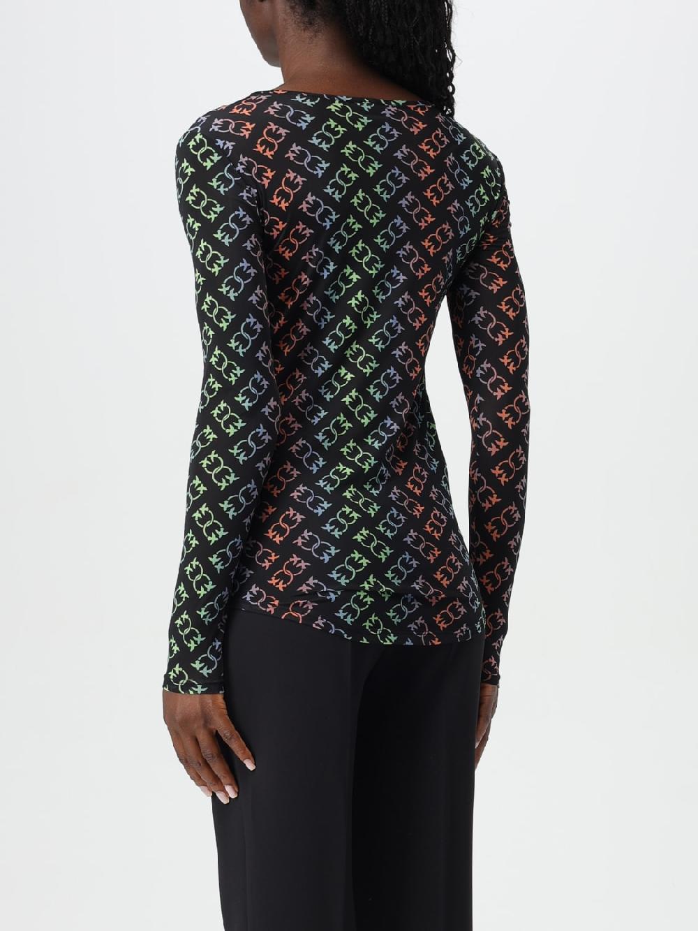 Giglio Top Con Logo All-over Pinko