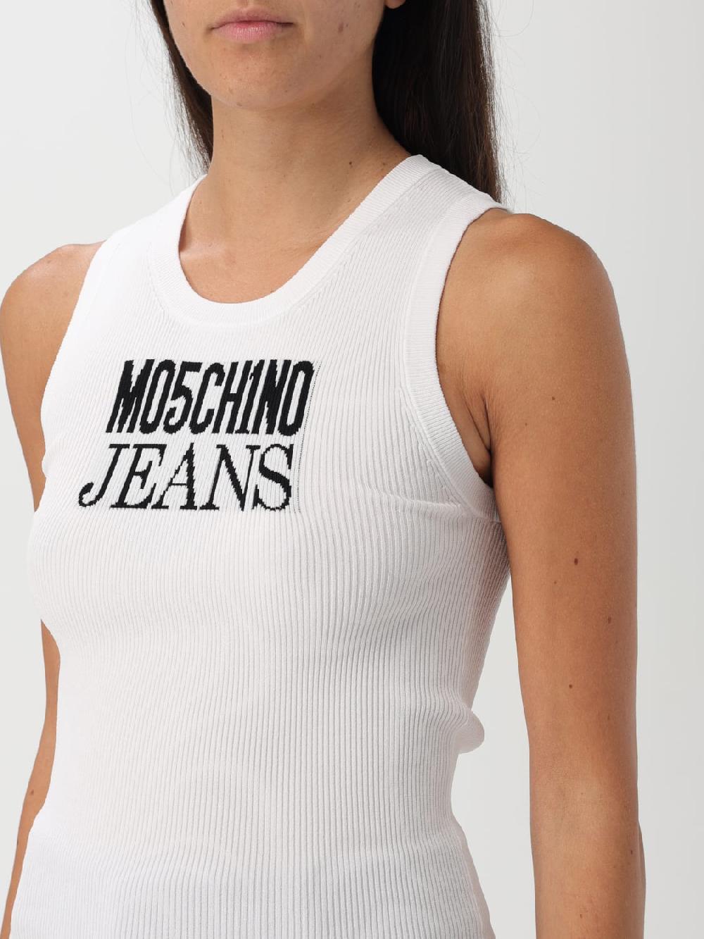 Giglio Top Con Logo Moschino Jeans