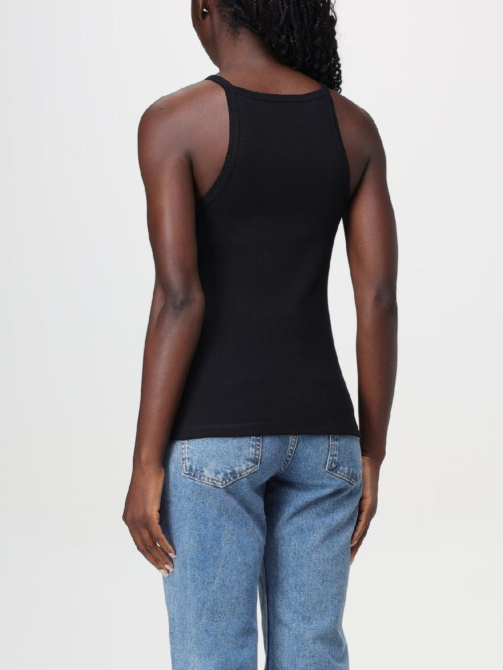 Giglio Top Con Mini Logo Moschino Jeans