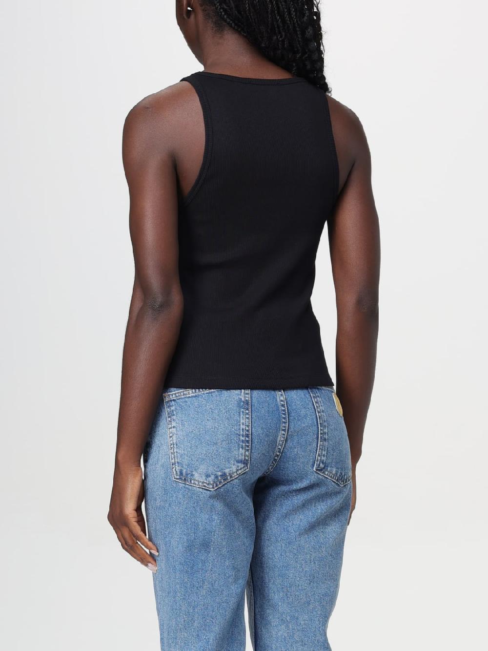 Giglio Top Con Mini Logo Moschino Jeans