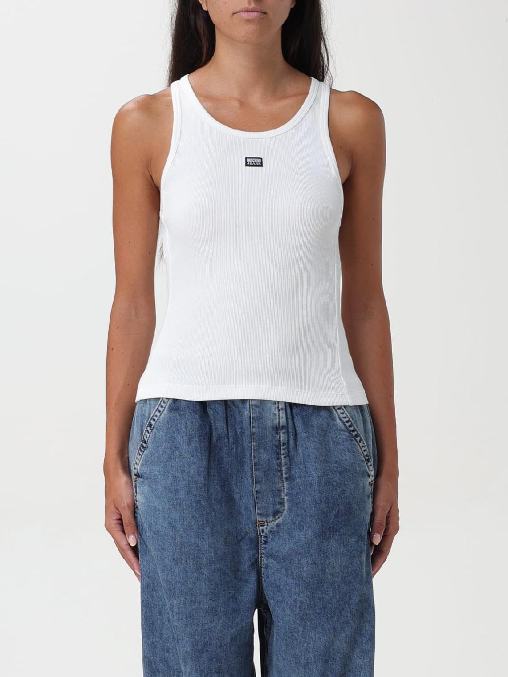 Giglio Top con mini logo Moschino Jeans