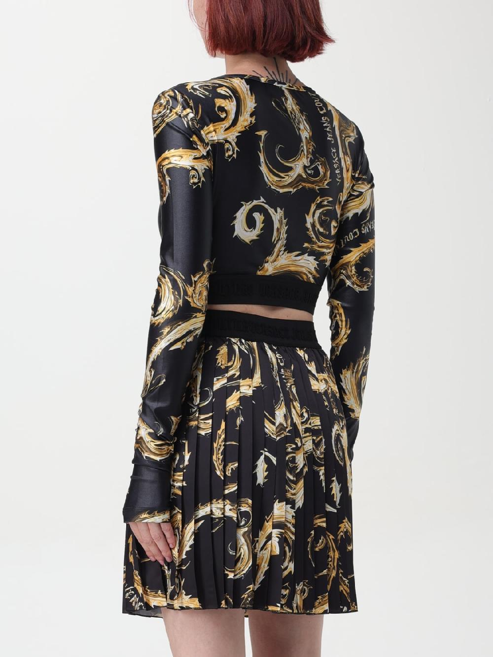 Giglio Top Crop Baroque Versace Jeans Couture
