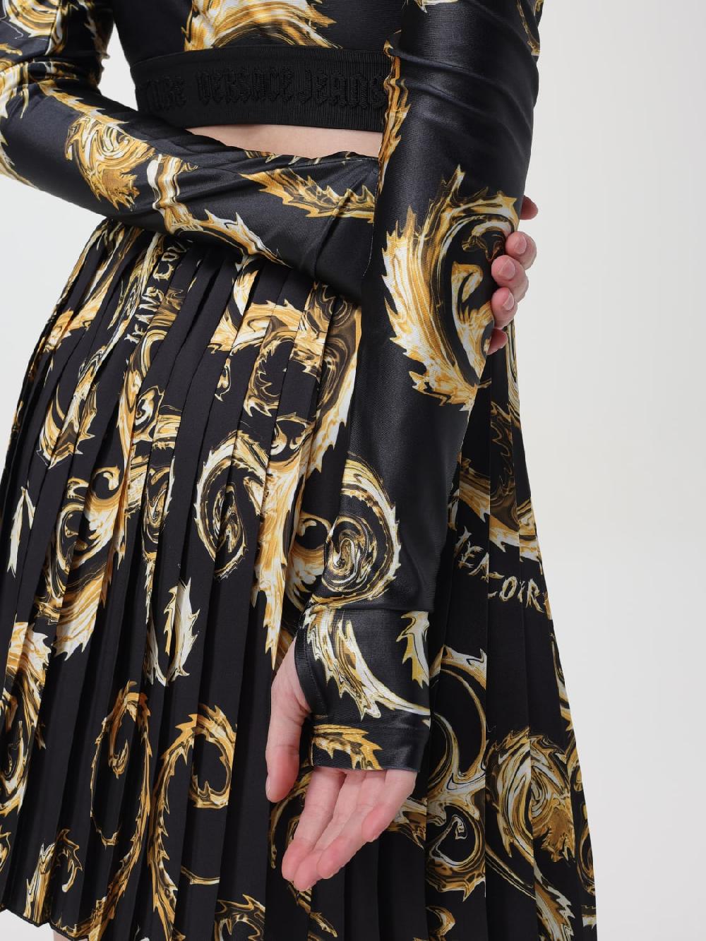 Giglio Top Crop Baroque Versace Jeans Couture