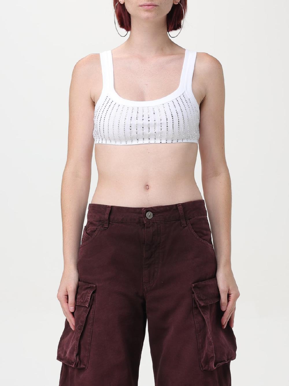 Giglio Top crop con strass The Attico