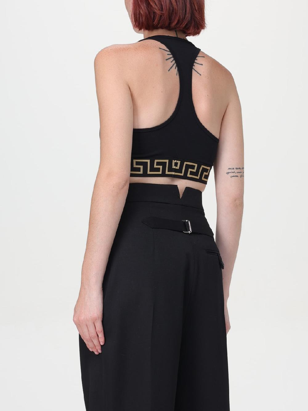 Giglio Top Crop Greca Versace