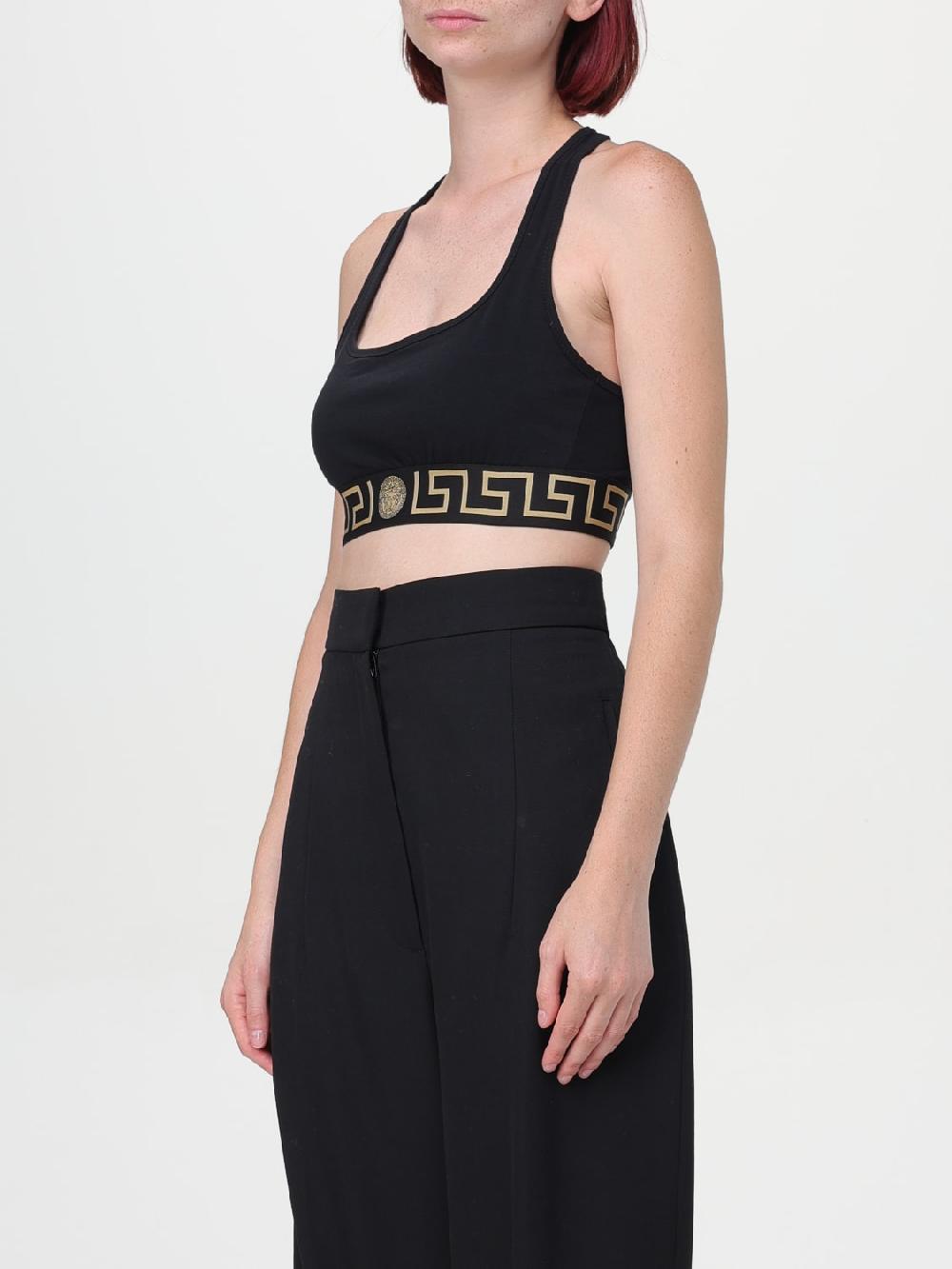 Giglio Top Crop Greca Versace