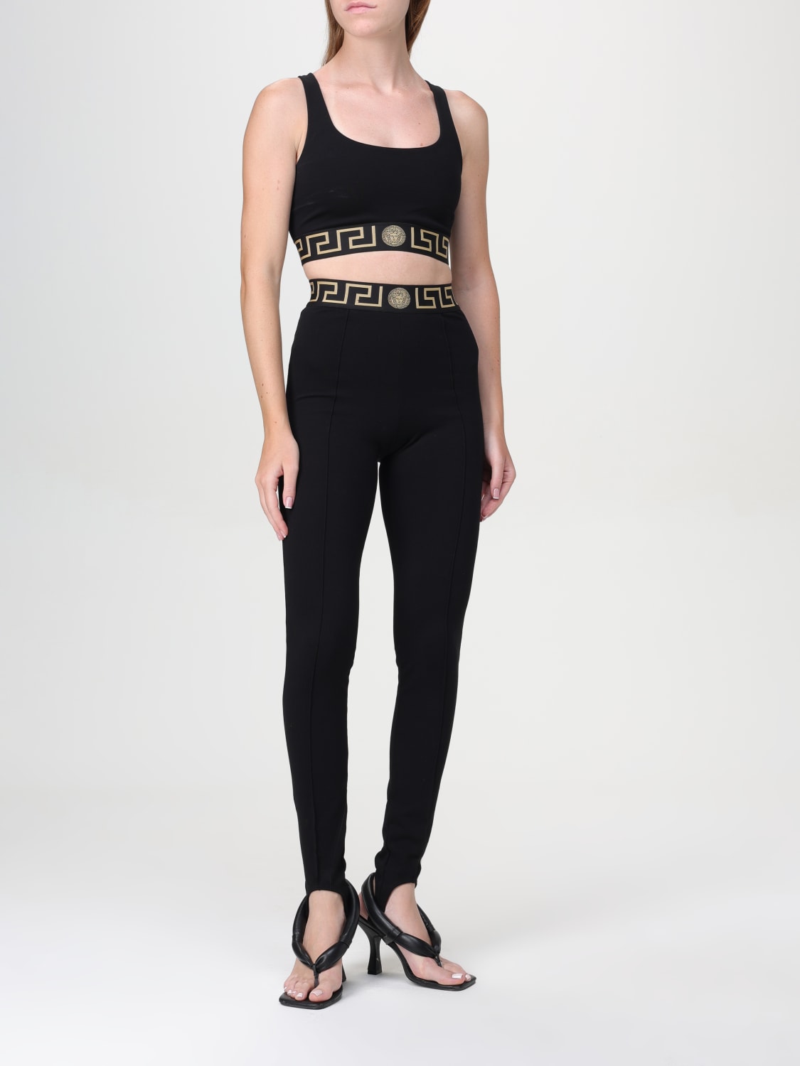 Giglio Top Crop Greca Versace