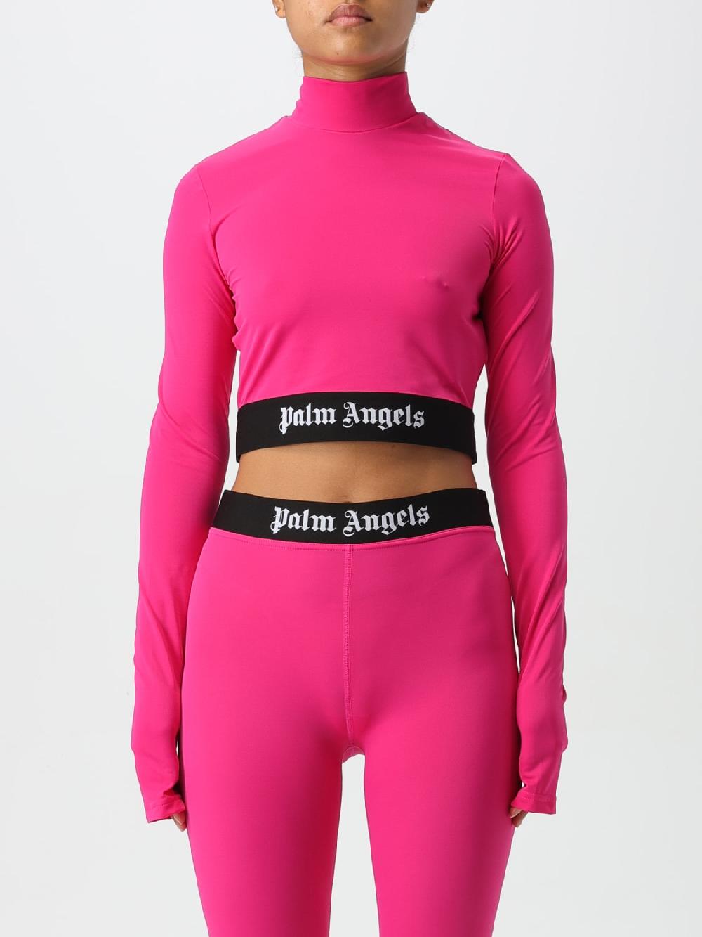 Giglio Top crop sportivo Palm Angels