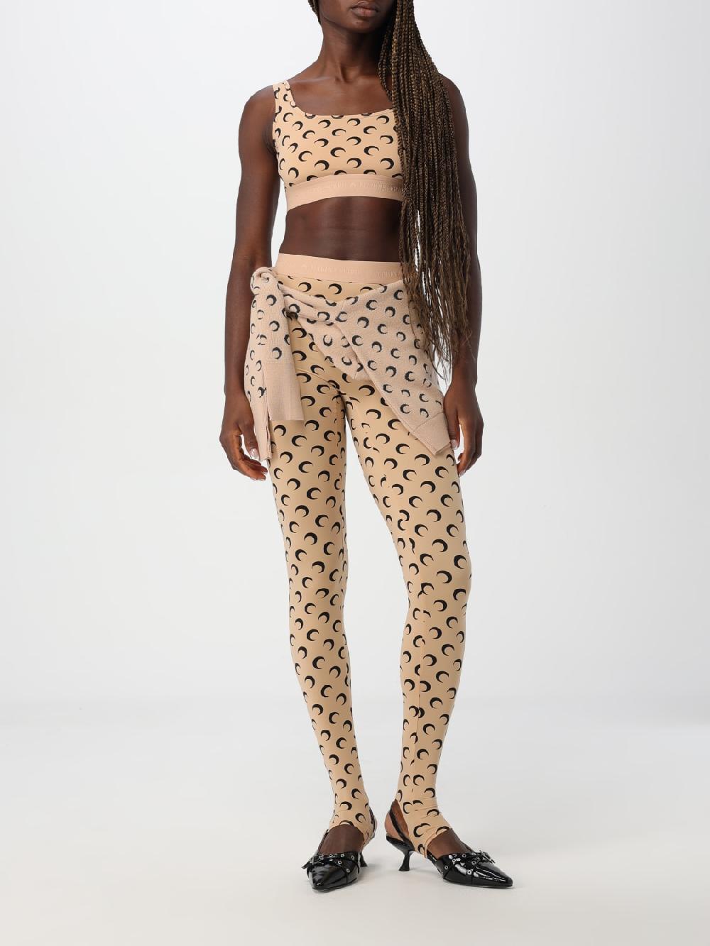 Giglio Top Cropped Marine Serre Stampata