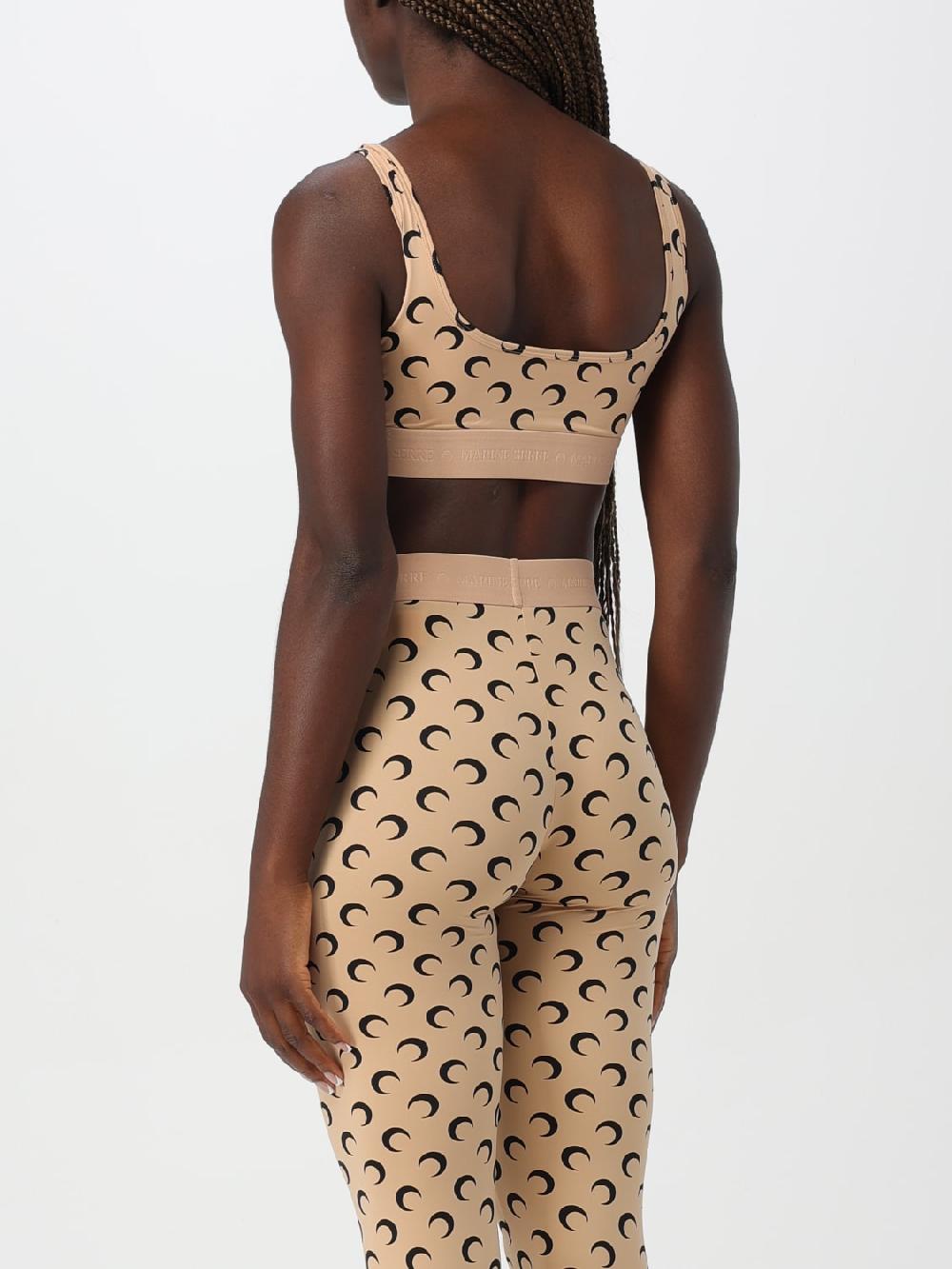 Giglio Top Cropped Marine Serre Stampata