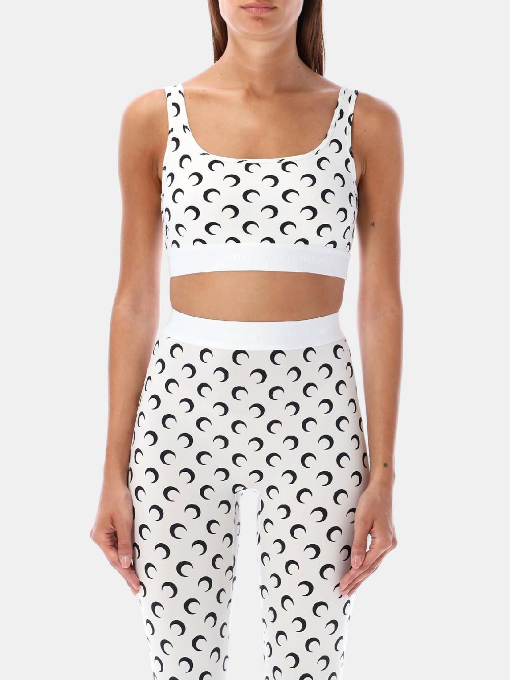 Giglio Top cropped Marine Serre stampata