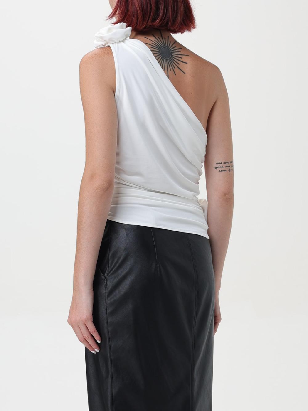 Giglio Top Drappeggiato Con Fiore Magda Butrym