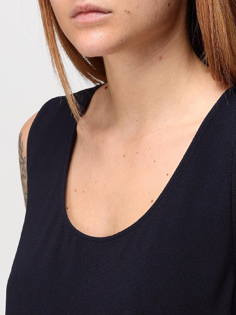Giglio Top Emporio Armani In Jersey Stretch