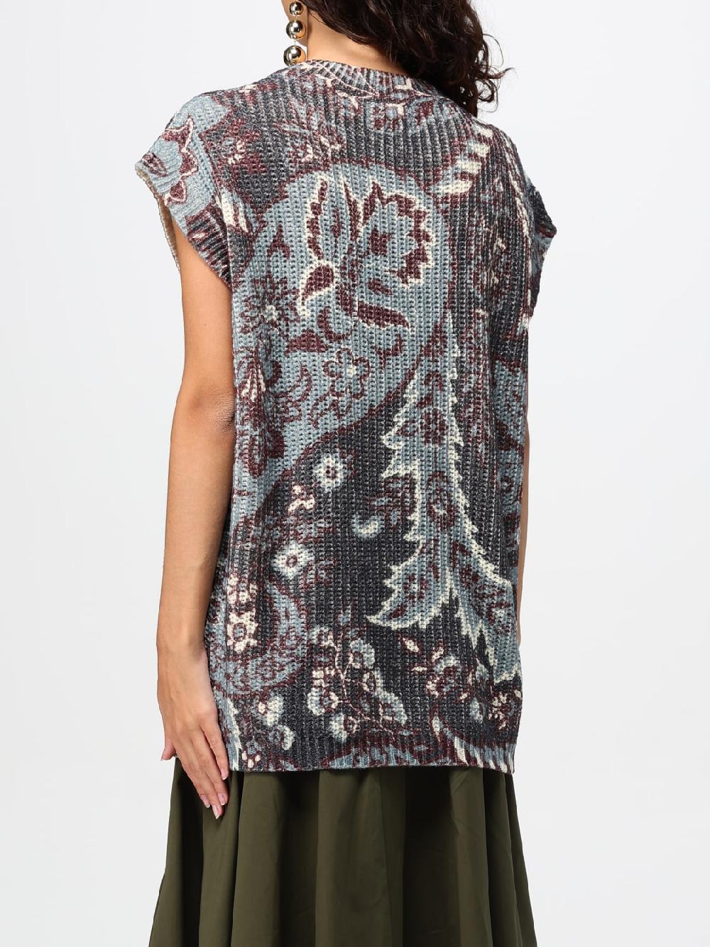 Giglio Top Etro In Lana Con Motivo Paisley