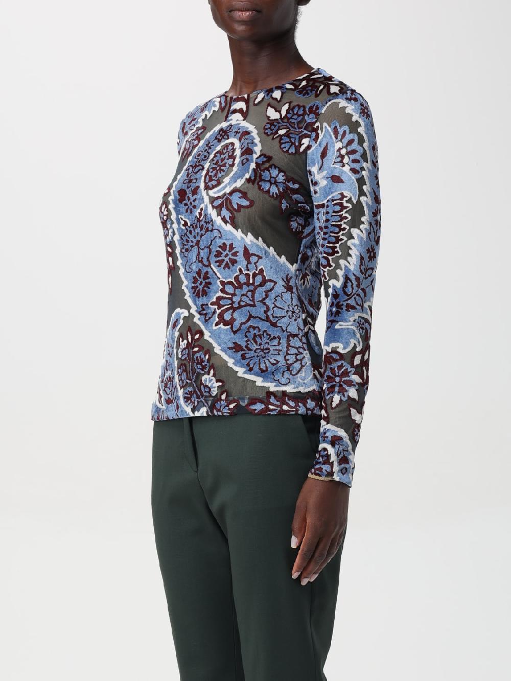Giglio Top Etro In Viscosa Paisley