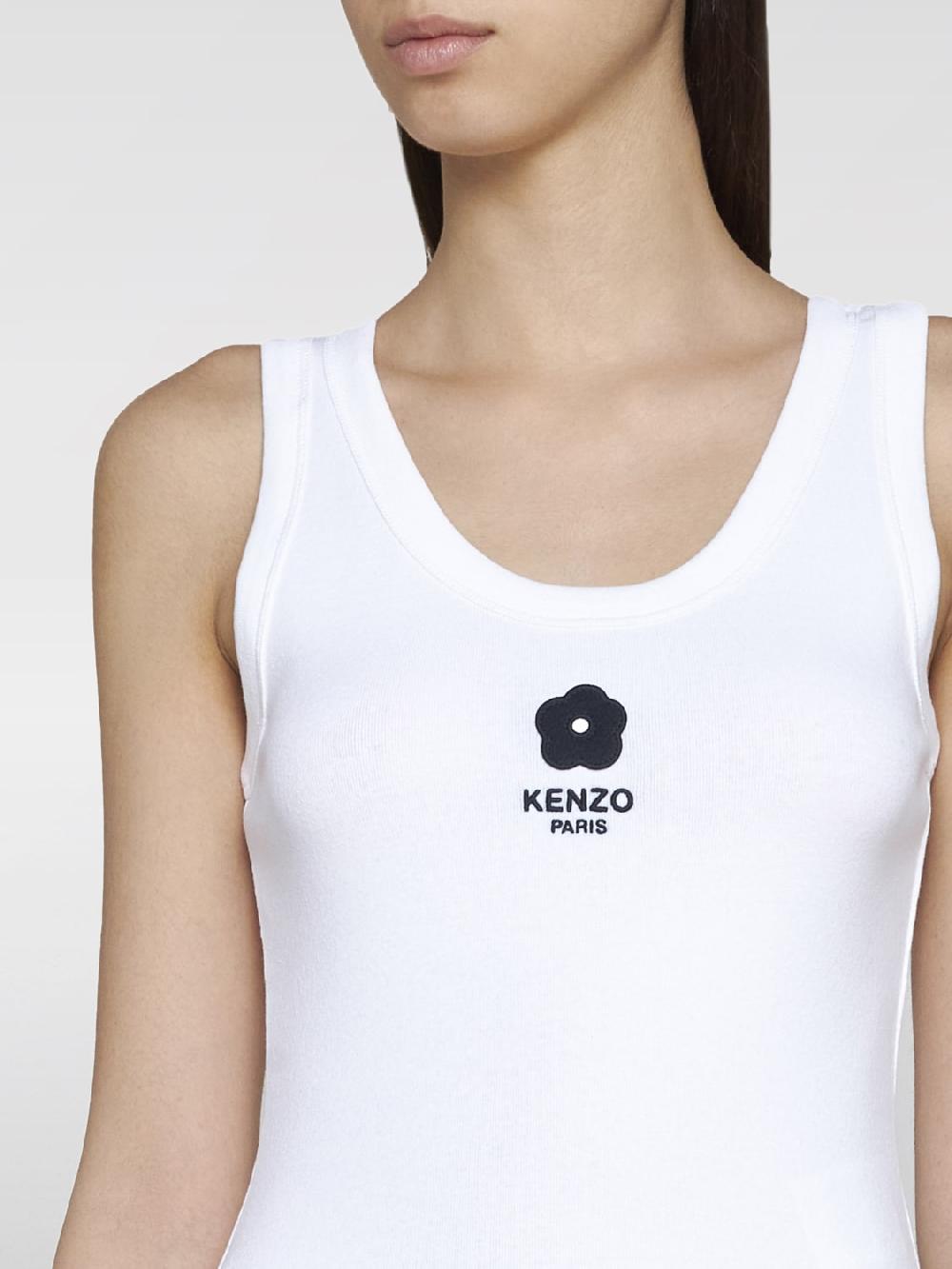 Giglio Top Fiore Kenzo In Cotone Stretch