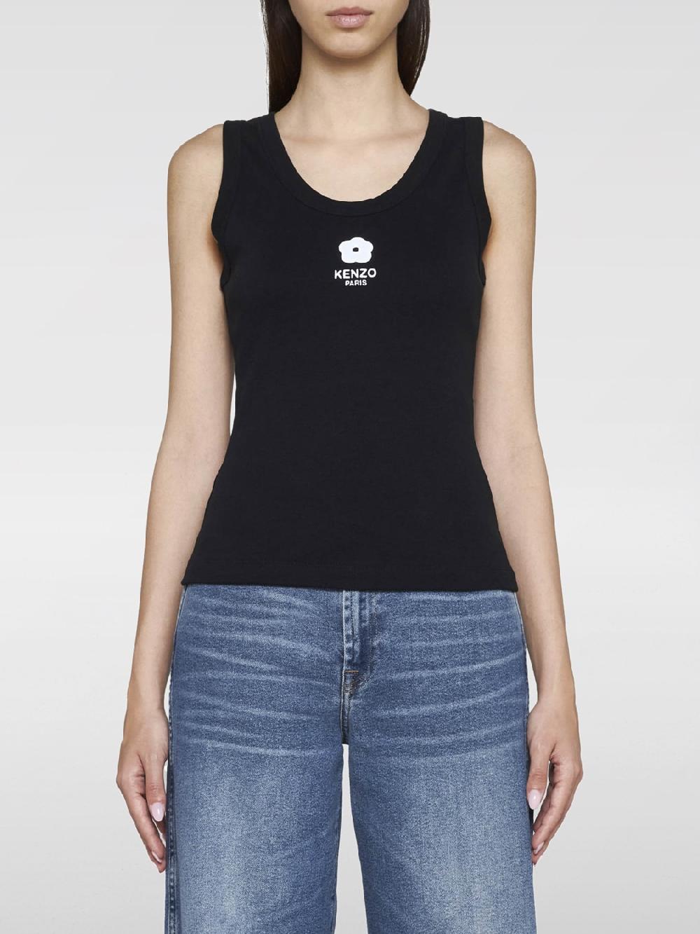 Giglio Top Fiore Kenzo in cotone stretch