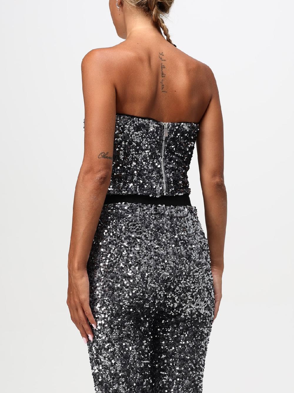 Giglio Top Hanita In Tessuto Paillettato