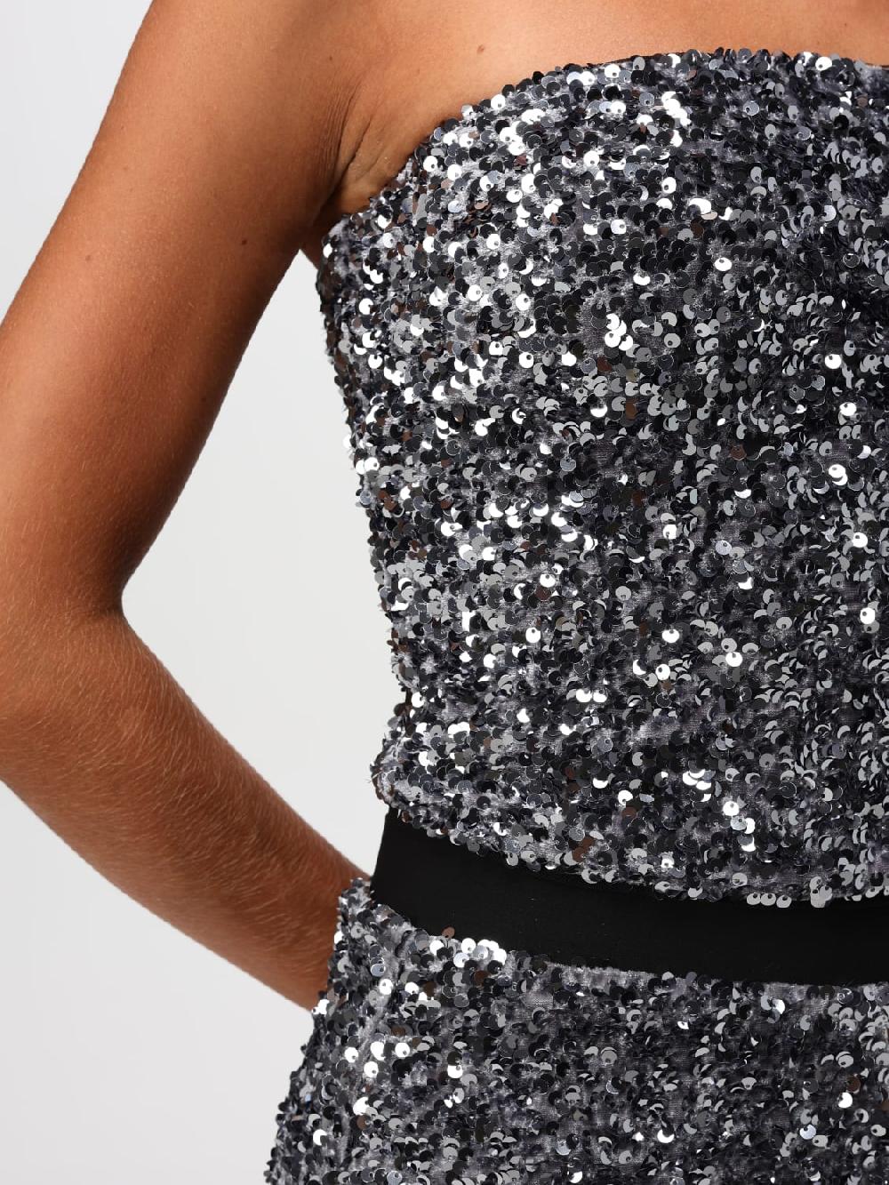 Giglio Top Hanita In Tessuto Paillettato