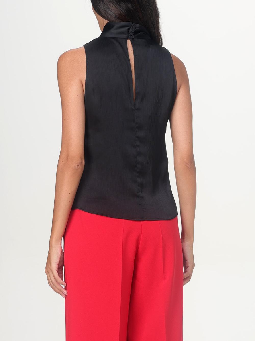 Giglio Top In Raso Drappeggiato Pinko