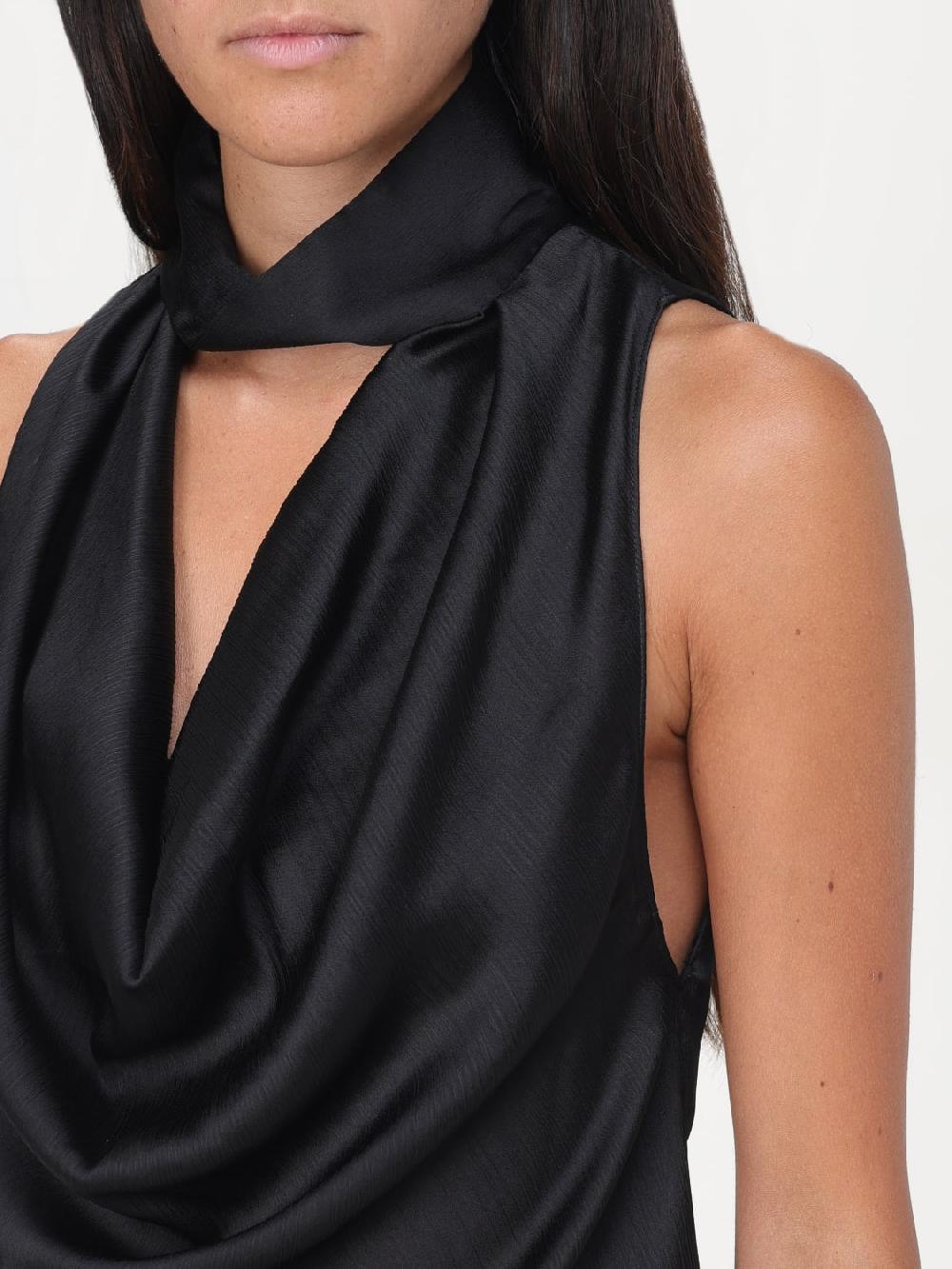 Giglio Top In Raso Drappeggiato Pinko