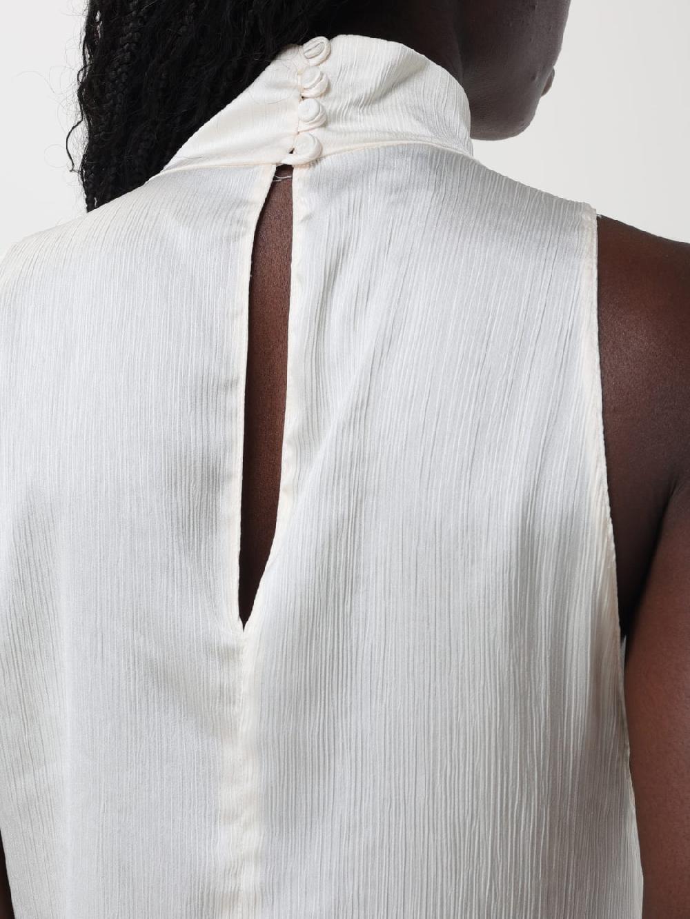 Giglio Top In Raso Drappeggiato Pinko