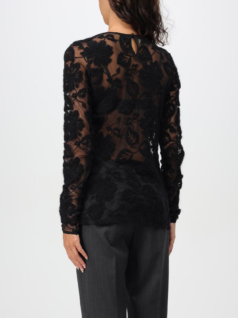 Giglio Top In Tulle Floreale Dondup